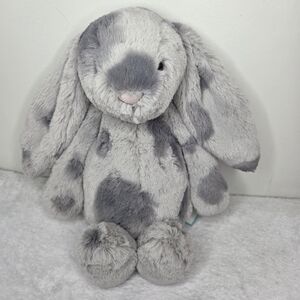 BNWT Customized Jellycat Medium Bashful Bunny "Speck"